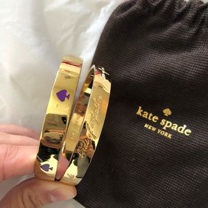 Kate Spade Gold Bangle Bracelets Set